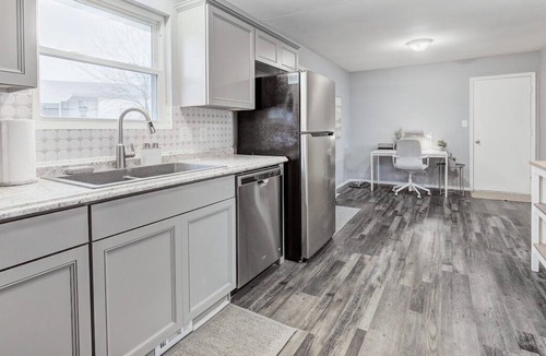 Joplin House | Calm Getaway with Garage, Fenced Yard, and Bunk Room