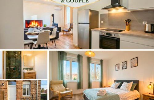 Marchiennes Apartment | Calme I Wifi HD I Parking I Bureau I Idéal Pros & Couple
