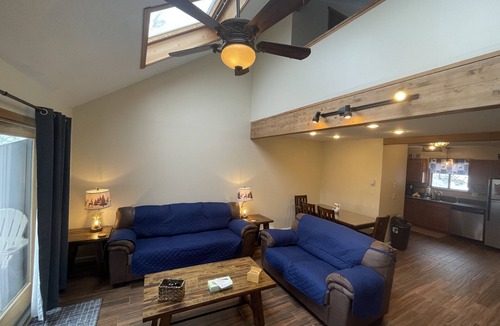 Village at Camelback House | Calming mountain-view home with pool access, game room, grill, & balcony