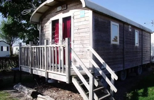 Merville-Franceville-Plage House | Campsite Les Peupliers * - Mobile Home 3 Rooms 4 People PMR