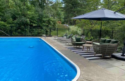 Newfield House | Camp Smores- Modern A-Frame with Pool