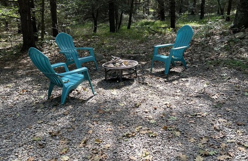 Benton House | Camper next to Rickett’s glen