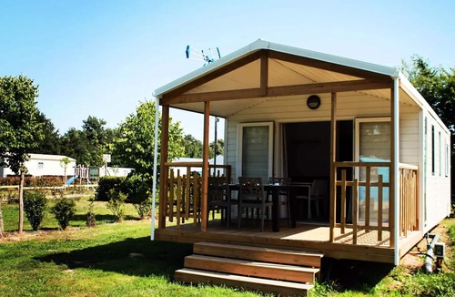 Sainte-Foy House | Camping Au Pré de l'Etang * - Mobile Home Otello Solo Premium 2 rooms 2 people with SPA