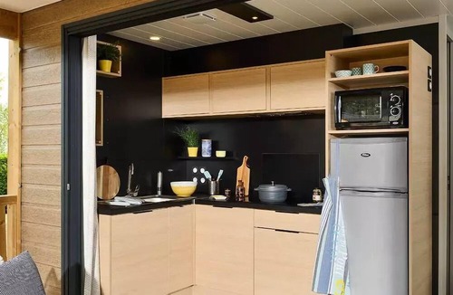 Navarrenx Ski Chalet | Camping Beau Rivage * - Chalet Premium 34m2 - 2 bedrooms - 6 people