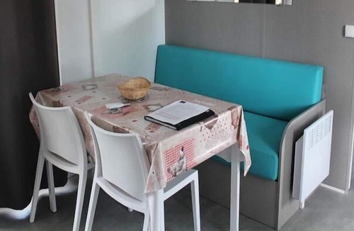 Joyeuse House | Camping Bois Simonet**** - Mobil Home Chataîgnier PMR 3 rooms 6 people Air-conditioned