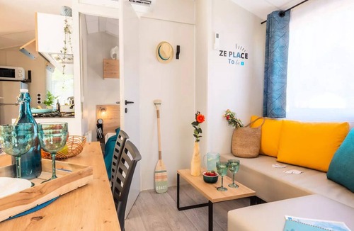 Aubigny House | Camping Campilô* - Mobile Home Privilège TV LV Clim 3 rooms 4/5 people