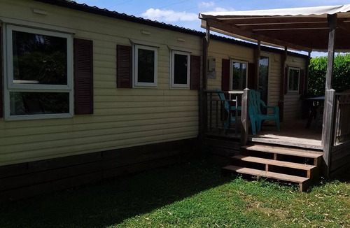 Les Vans House | Camping Castanhada* - Premium Mobile Home 5 Rooms 8 People Air Conditioned