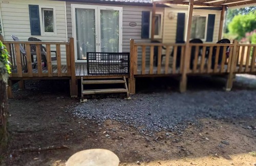Les Vans House | Camping Castanhada* - Premium Mobile Home 4 Rooms 6 People Air Conditioned