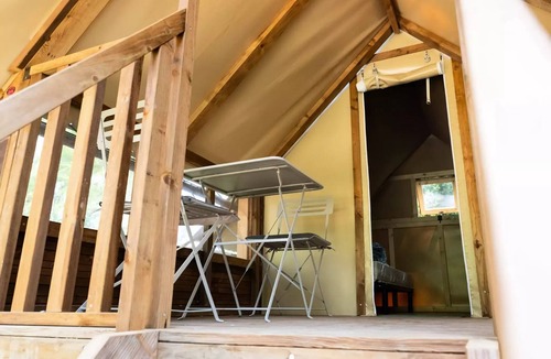 Brissac-Quince Cabin | Camping de l'Etang* - Unusual Nature Cyclo Tent 2 rooms for 2 people - Without sanitary facilities - Without kitchenette