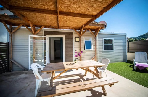 Saint-Rome-de-Tarn House | Camping de la Cascade * - Super Riviera mobile home equipped with air conditioning for 4 people