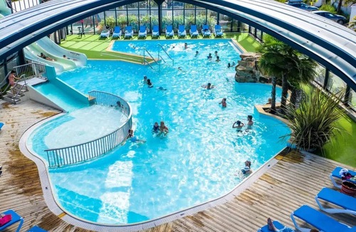 Saint-Briac-sur-Mer Ski Chalet | Camping Emerald - Sea Green by Sunêlia * - Chalet Classic 2 bedrooms 4 people