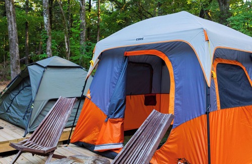 Honey Grove Apartment | Camping in comfort in the woods of North Texas