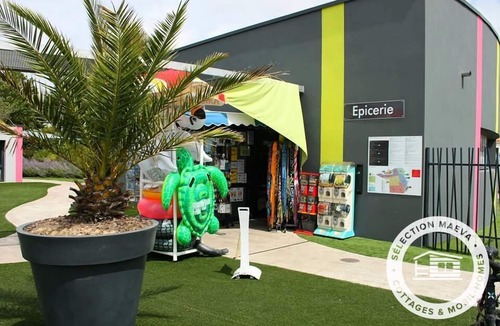 Brem Sur Mer House | Camping L'Océan * - Mobile Home Passion 3 Rooms 4/6 People + TV