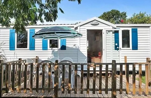 Camiers House | Camping La Dune Blanche* - Classic 4-room mobile home for 6 people