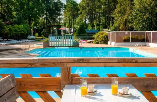 Camiers House | Camping La Dune Blanche* - Classic 4-room mobile home for 6 people