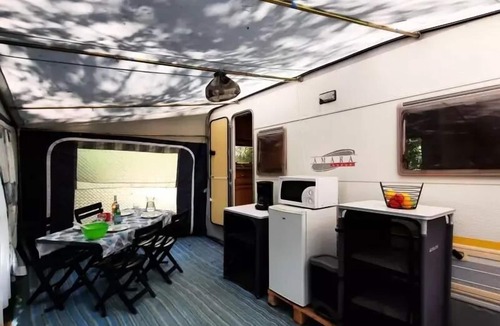 Annot Cabin | Camping La Ribière* - Caravan 2 rooms 4 people Without Sanitary