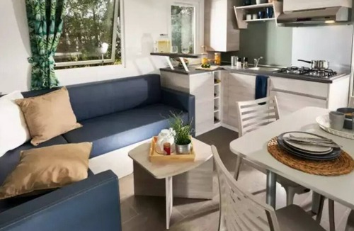 Saint-Cricq House | Camping Lac de Thoux* - Premium Space 4 Rooms 6 People Air Conditioned Lakeside