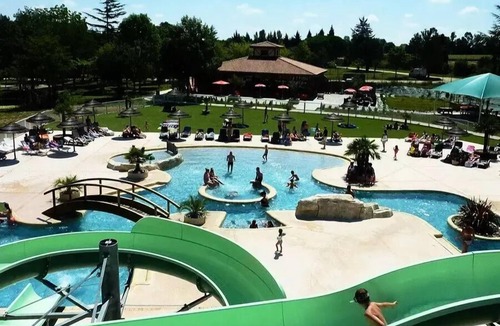Saint-Cricq House | Camping Lac de Thoux* - Premium Space 4 Rooms 6 People Air Conditioned Lakeside