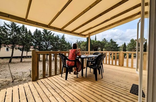 Fabrezan House | Camping Le Pinada * - Mobil Home NEW - 3 bedrooms - 34m2 6 people