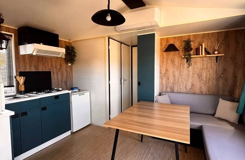 Recoules-Previnquieres House | Camping Le Plô * - Mobile home 4 people