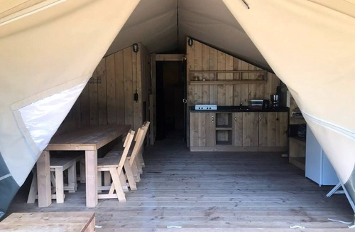 Rocamadour House | Camping LE ROC * - [NEW] Woody Luxury Lodge Tent (45m²) 2 to 8 people - 2 people. included in the price
