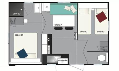 Fort-Mahon-Plage Other | Camping Le Vert Gazon - Mobil Homes