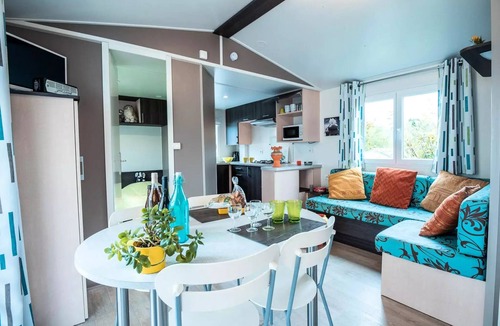 Severac-le-Chateau House | Camping les Calquieres* - Mobile Home Happy 3 Rooms 5 People Air Conditioned