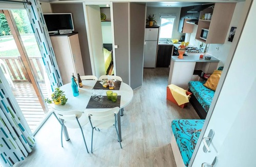 Severac-le-Chateau House | Camping les Calquieres* - Mobile Home Happy 3 Rooms 5 People Air Conditioned