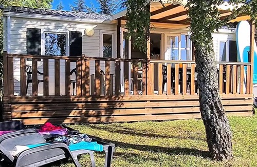 Severac-le-Chateau House | Camping les Calquieres* - Mobile Home Cozy 4 rooms 6 people Air-conditioned