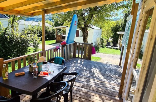 Severac-le-Chateau House | Camping les Calquieres* - Mobile Home Twinny 4 rooms 6 people Air-conditioned