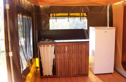 Rosieres House | Camping les Hydrangeas * - Canvas Bungalow 3 rooms 5 people Without Sanitary facilities