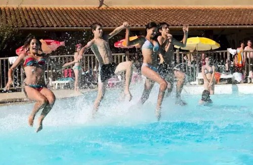 Estang Ski Chalet | Camping Les Lacs De Courtès* - Chalet Adour 3 Rooms 5 People