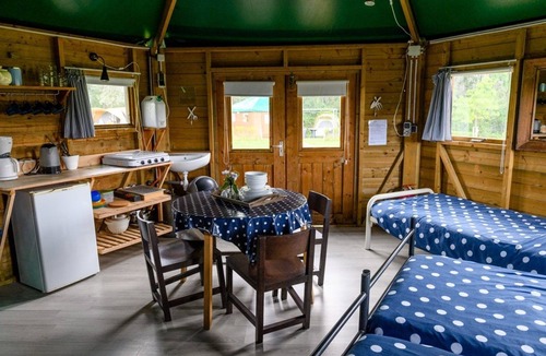 Lignac Ski Chalet | Camping Parc de la Brenne - Camper bungalow