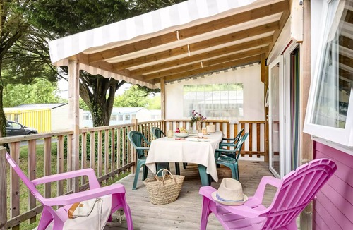 Landevieille House | Camping Romanée L'Evasion* - Comfort mobile home 4 rooms 6 people