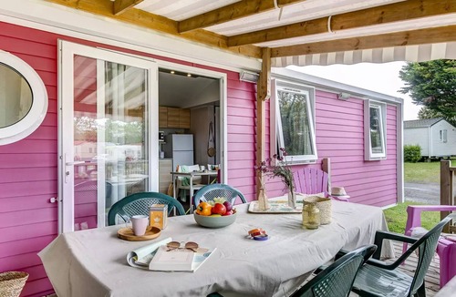 Landevieille House | Camping Romanée L'Evasion* - Mobile home Comfort 3 Rooms 4 People Climated