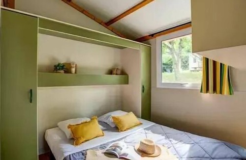 Privas Ski Chalet | Camping Sandaya Les Jardins De Privas **** - Chalet for 5 People