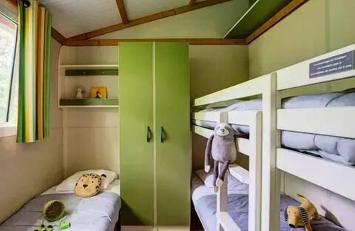 Privas Ski Chalet | Camping Sandaya Les Jardins De Privas **** - Chalet for 5 People