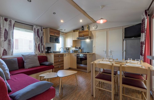 Le Fenouiller RV Rental | Camping "Villa Landreau" with Private Terrace, Shared Pool & Wi-Fi