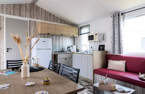 Saint-Hilaire-de-Riez House | Campsite Domaine des Salins * - Mobilhome Grand Confort 30m2/2 bedrooms with covered terrace 5 people