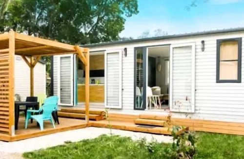 Nefiach House | Campsite La Garenne* - Mobile Home Premium 3 rooms 4 people Air-conditioned