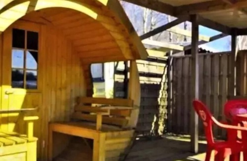 Alrance House | Campsite Les Cantarelles* - Barrel 2 rooms 4 people Without Sanitary