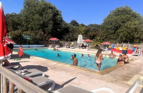 Junas House | Campsite Les Chênes * - MOBILE HOME Comfort - 2 ch - 26.52m2/Oak Green 4 people