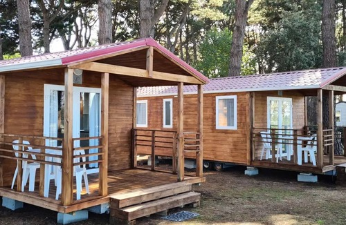 Paimboeuf House | Campsite Ushuaia Villages the Estuary * - Mobil home Comfort - 25m2 - 2 bedrooms - covered terrace 7m2 4 people