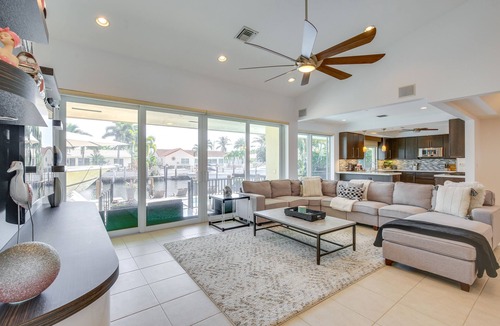 Lighthouse Point House | Canal Access & Pool: Lighthouse Point Getaway!