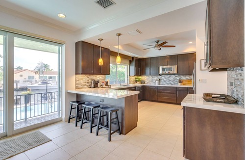 Lighthouse Point House | Canal Access & Pool: Lighthouse Point Getaway!