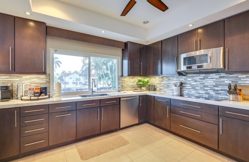 Lighthouse Point House | Canal Access & Pool: Lighthouse Point Getaway!