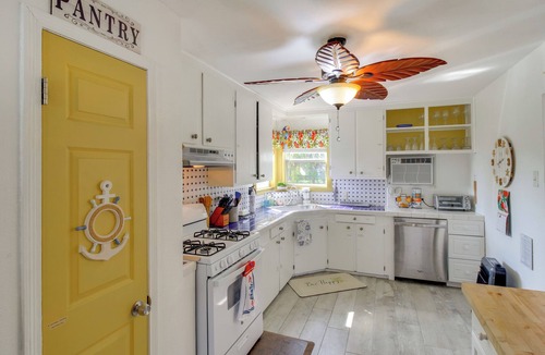 Rockport House | Canal-Front Home w/Deck: 6 Mi to Rockport Beach