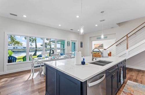 Cocoa Isles House | Canal-Front Home with Heated Pool