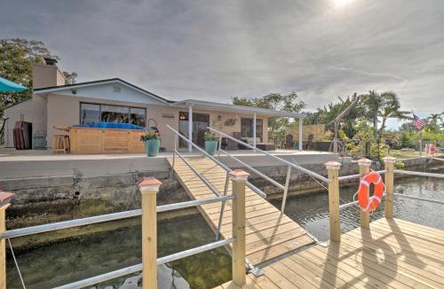 Hudson Beach Estates House | Canalfront Home w/Dock & Access to Gulf of Mexico