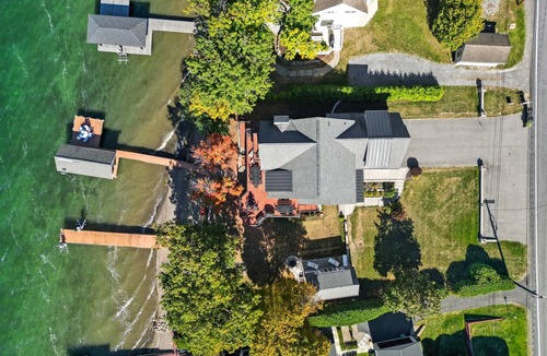 Rushville House | Canandaigua Lakefront | Sand Beach | Hot Tub/Dock